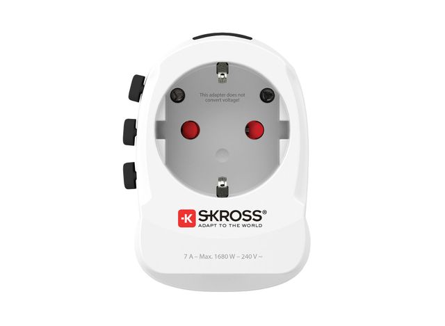 SKROSS PRO Light USB 2xA - World Travel Adapter